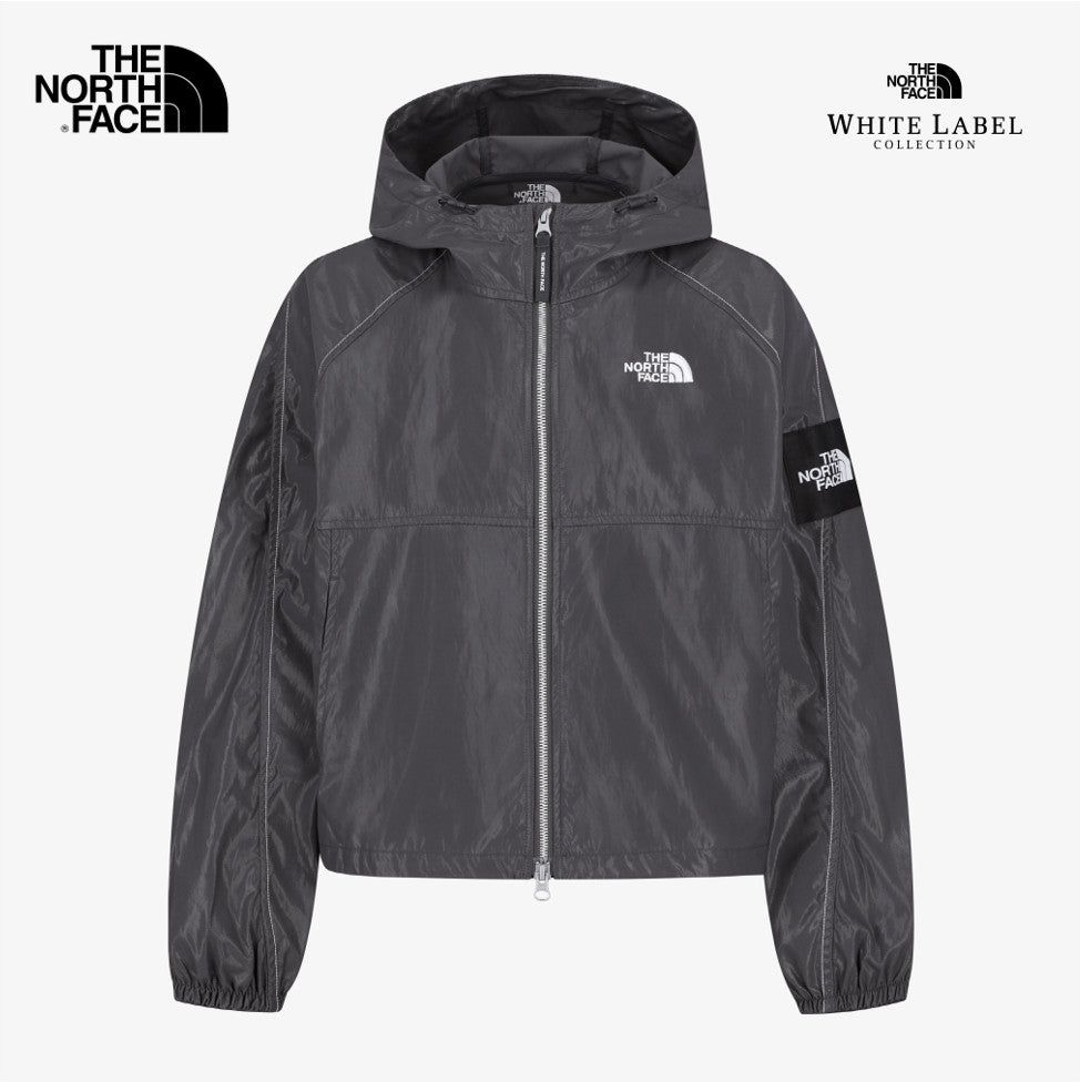 The North Face Korea WHITE LABEL W'S NOVELTY OLEMA HOODIE JACKET NJ3BS91K GREY ASIAN FIT