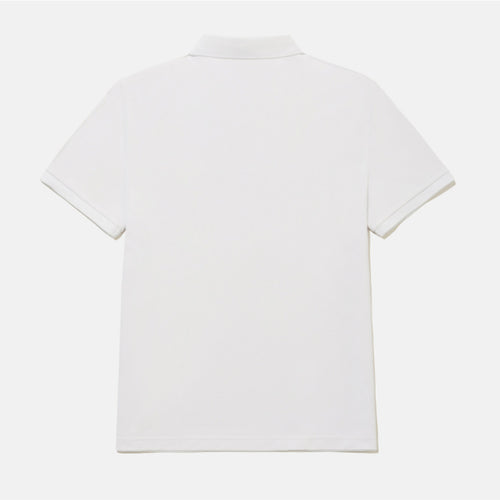 DESCENTE Men's Tough Polo Short-Sleeve T-Shirt SR123UPS11 WHITE ASIAN FIT