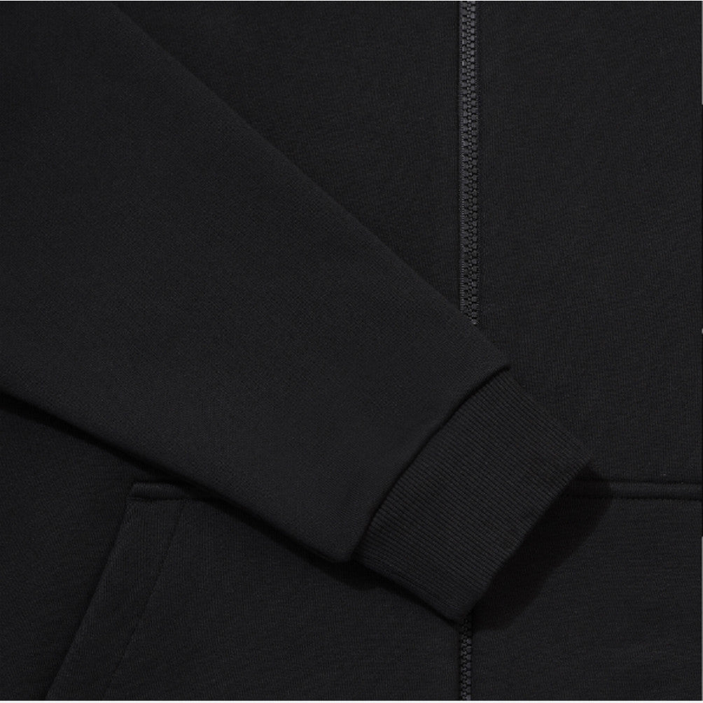 NEW DESCENTE Sports Terry Back-Printed Training Jacket SR323UFT81 BLACK ASIAN FIT