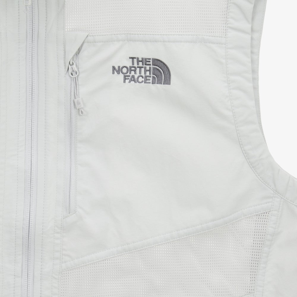 The North Face Korea M'S MESH FLY LIGHT_GRAY VEST NV5VS00C  ASIAN FIT