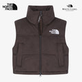 The North Face Korea WHITE LABEL W'S SUEDE NUPTSE VEST NV1DR82J BROWN (RDS) ASIAN FIT
