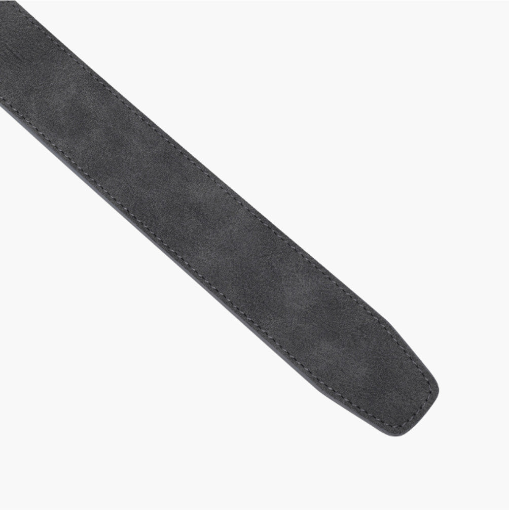 NEW DESCENTE GOLF Men's Belt DR32MFBT73 with Accent Straps 4.7 in * 1.3 in Dark Grey