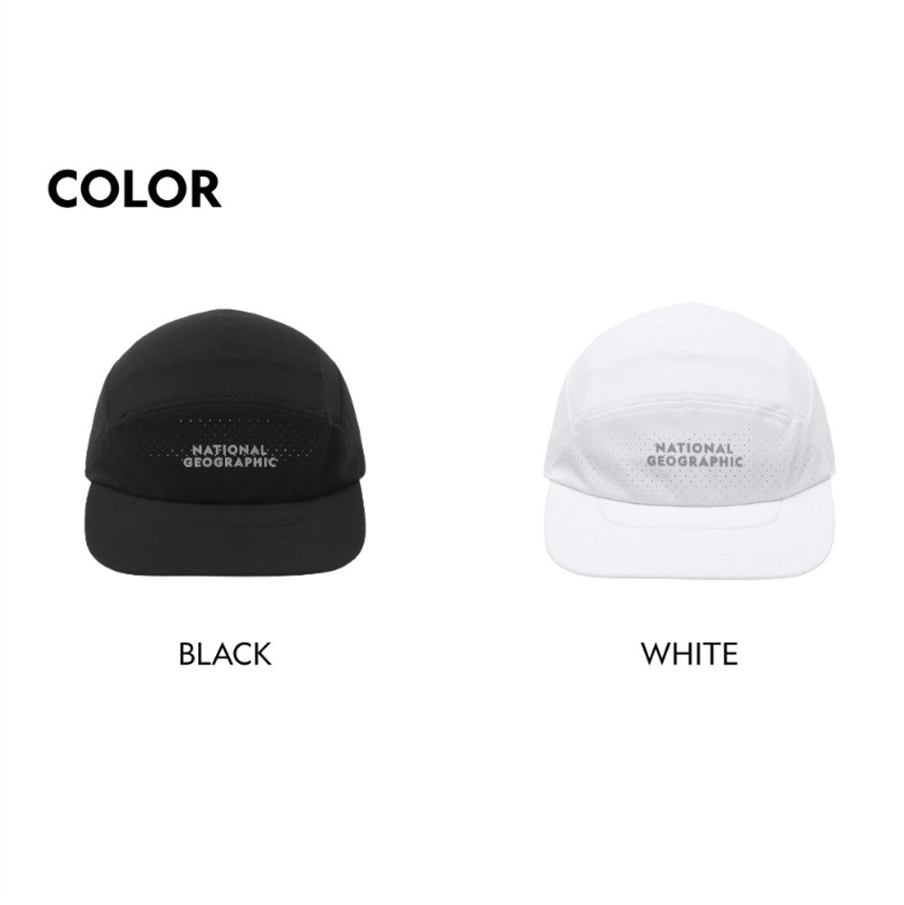 NEW National Geographic Running Core Nature Run Cap N265AHA220 BLACK UNISEX SIZE