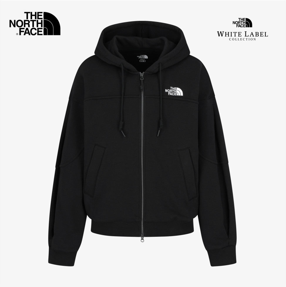 The North Face Korea WHITE LABEL EDGELINE HOOD ZIP UP JACKET NJ5JS54K BLACK ASIAN FIT
