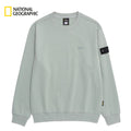 NEW National Geographic Bluefin Logo Sweatshirt N251USW810 KHAKI GREEN Asian Fit