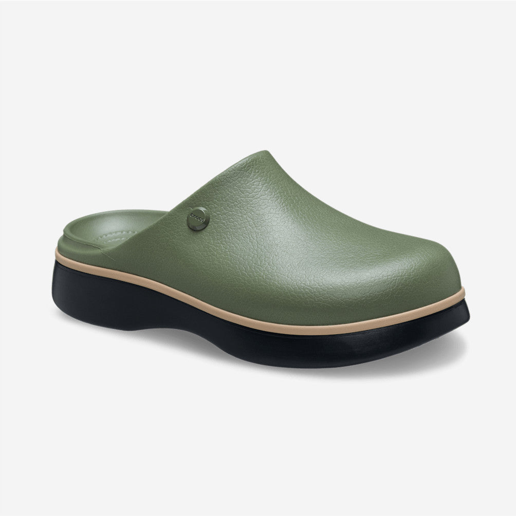 NEW CROCS Dylan Notched Clog 214273 Cargo / Black