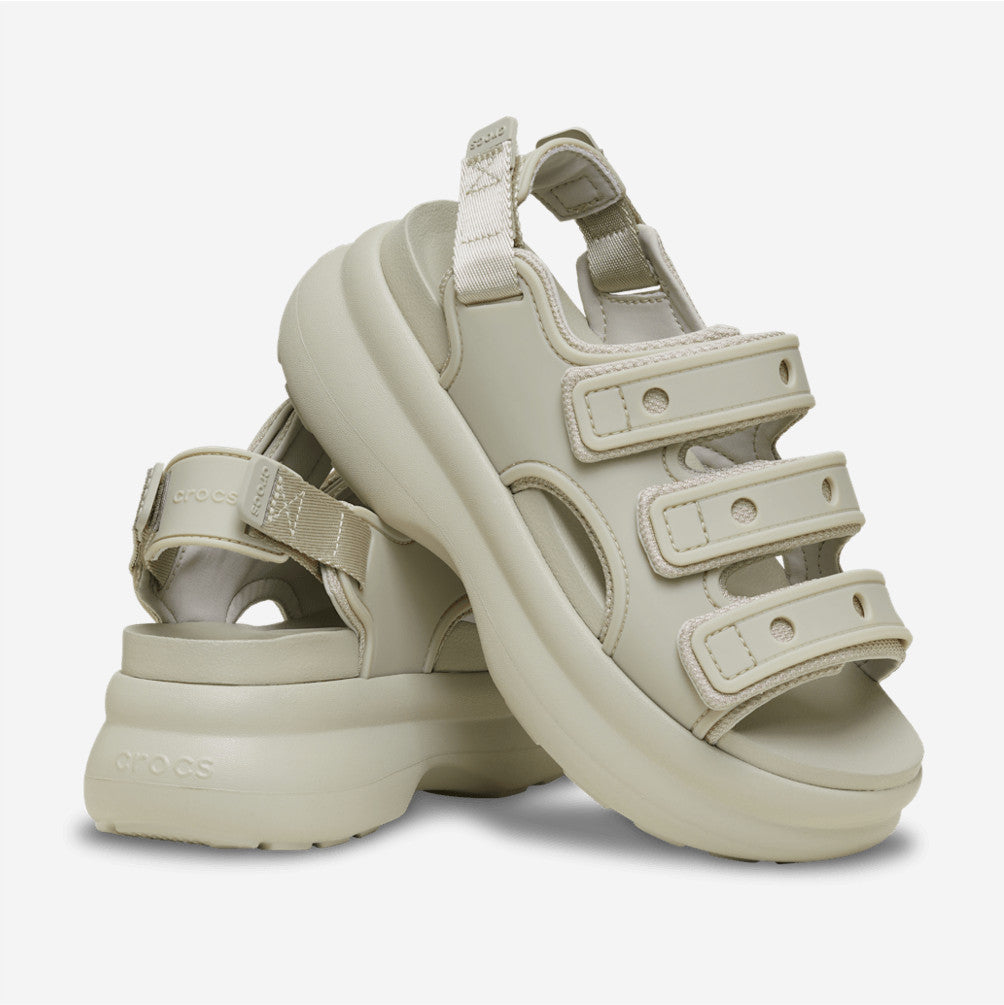 NEW CROCS SOHO FROSTED SPORT SANDAL 212032 METEOR BEIGE