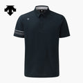 DESCENTE GOLF Men's One-Point Collar Short-Sleeve T-Shirt DR31MFTS74 Deep Green ASIAN FIT