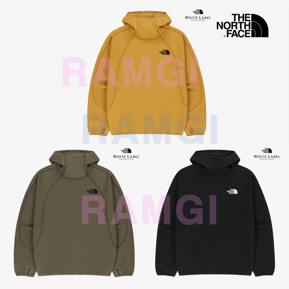 The North Face Korea WHITE LABEL COTIDIE HOOD PULLOVER NM5PS51J BLACK ASIAN FIT