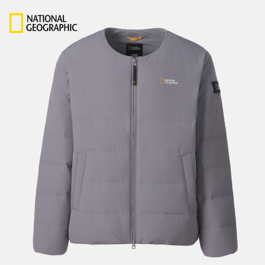 National Geographic Heron U-Neck Lightweight Goose Down Jacket N264UDW920 GRAY Asian Fit