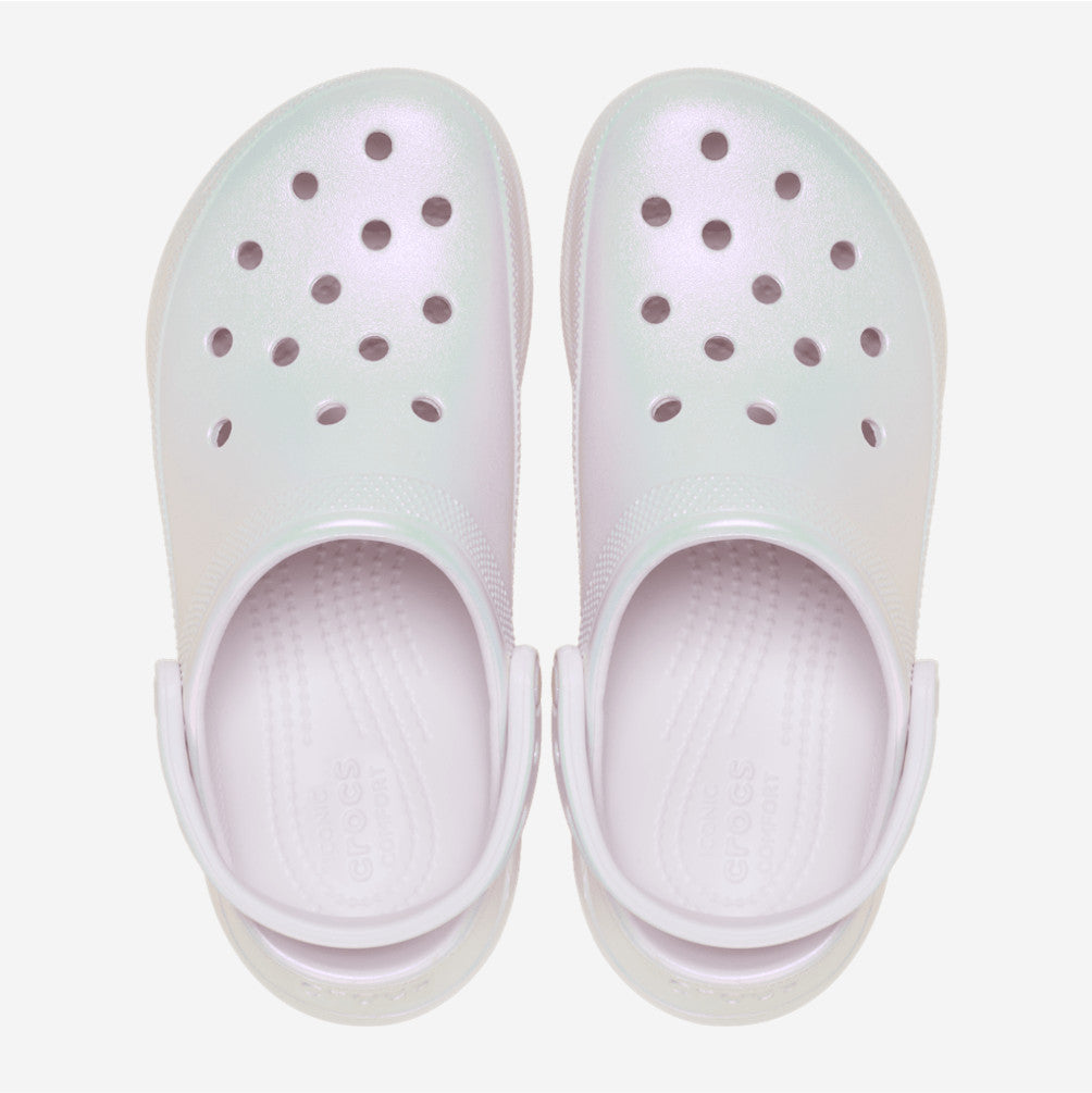 NEW CROCS Bae Iridescent Clog 213220 Grape Ice