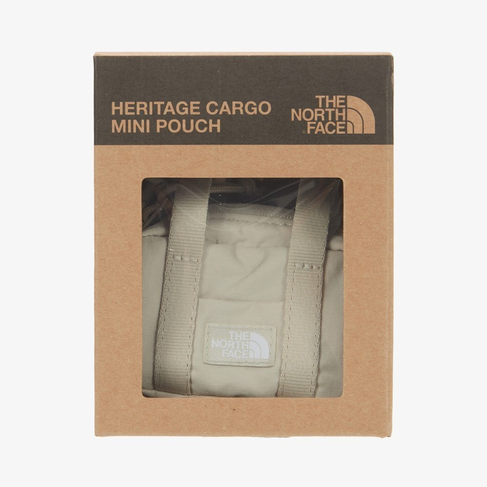 NEW THE NORTH FACE HERITAGE CARGO_MINI POUCH NN2PS39B WHITE_SAND