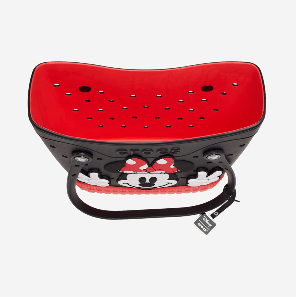 NEW CROCS Minnie Mouse Medium Tote 213436 BLACK RED