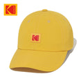 NEW KODAK APPAREL Relaxed-Fit Square Logo Nylon Baseball Cap K6243LCP33YLW YELLOW UNISEX SIZE