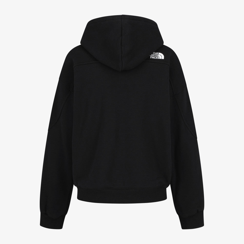 The North Face Korea WHITE LABEL EDGELINE HOOD ZIP UP JACKET NJ5JS54K BLACK ASIAN FIT