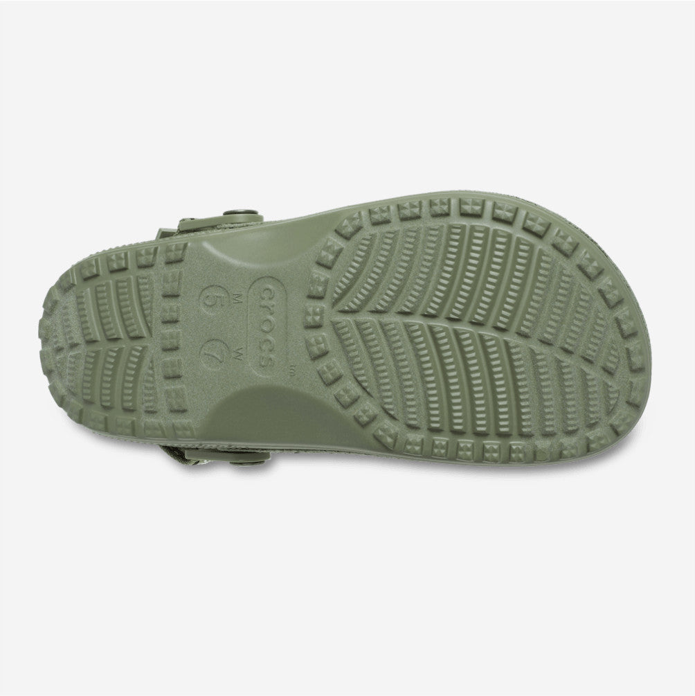 NEW CROCS Crafted Vegan Suede Stitch Clog 214048 Cargo Khaki Green UNISEX SIZE