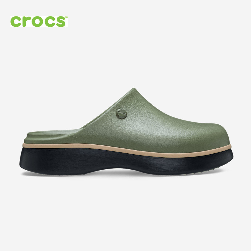 NEW CROCS Dylan Notched Clog 214273 Cargo / Black