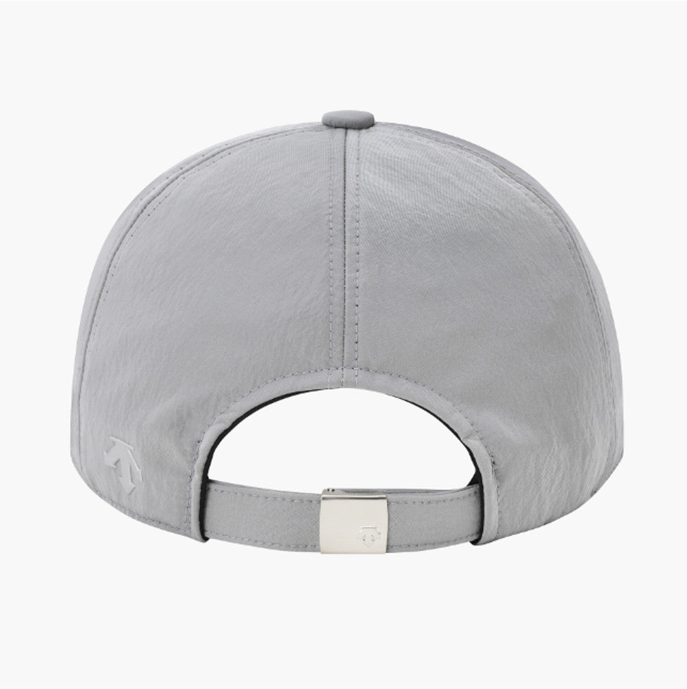 NEW DESCENTE GOLF Men's Woven Baseball Cap DR32MFCP88 Grey