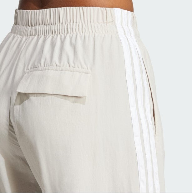 adidas Essentials 3-Stripes Lifestyle Woven Parachute Pants Beige JC8168 ASIAN FIT