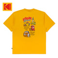 NEW KODAK APPAREL Travel Korea Seoul Short Sleeved T-shirt YELLOW K6223XRS97YLW ASIAN FIT