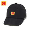 NEW KODAK APPAREL Relaxed-Fit Square Logo Nylon Baseball Cap BLACK K6243LCP33BLK UNISEX SIZE