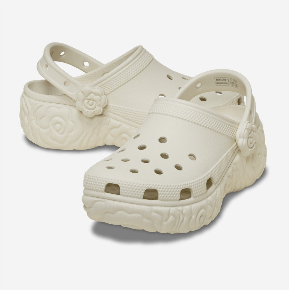 NEW CROCS Classic Platform Bloom Clog 213447 Summit White