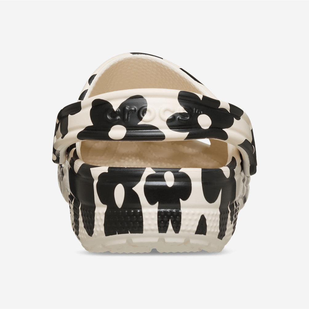 NEW CROCS Classic Pop Petals Clog 214090 Flower Summit White / Multi Black
