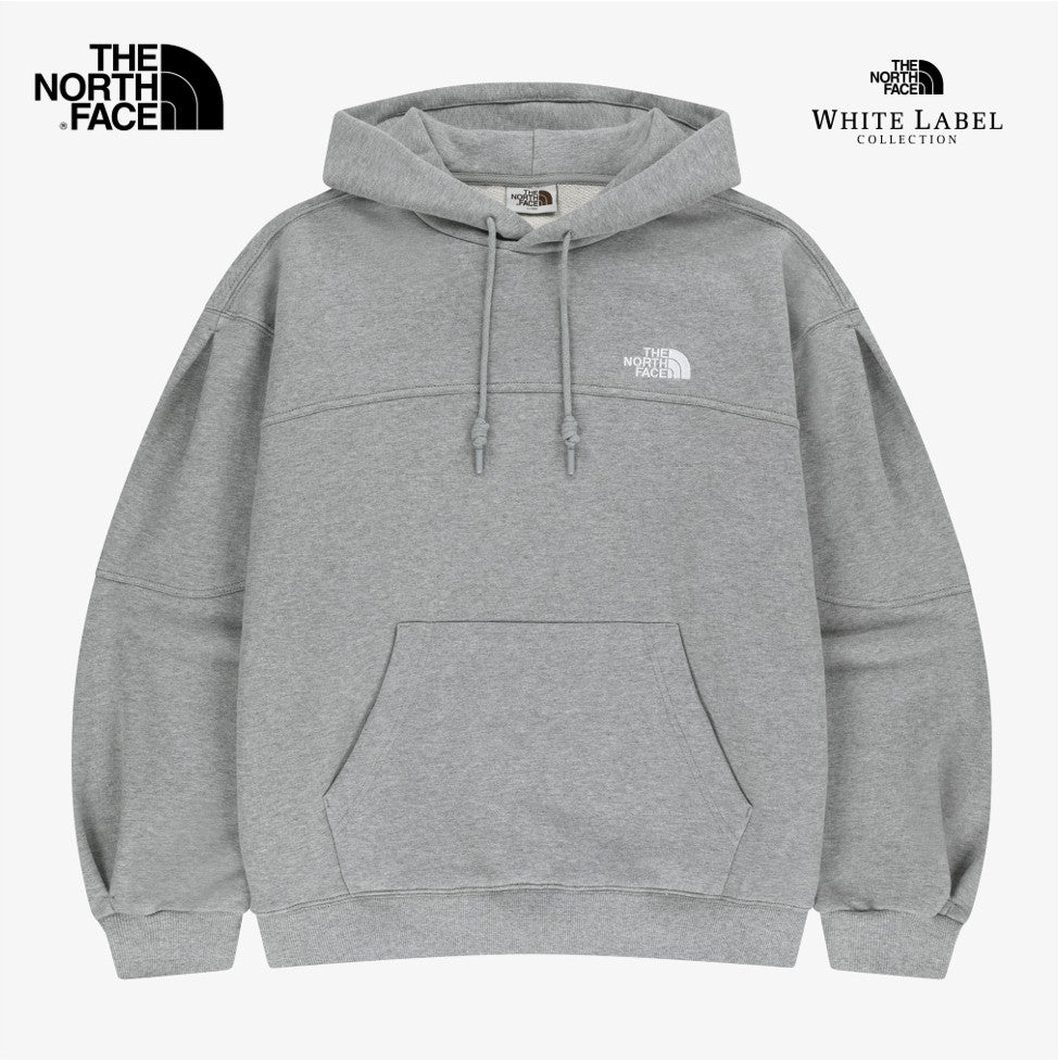 The North Face Korea WHITE LABEL EDGELINE HOOD PULLOVER NM5PS54K MELANGE_GREY ASIAN FIT