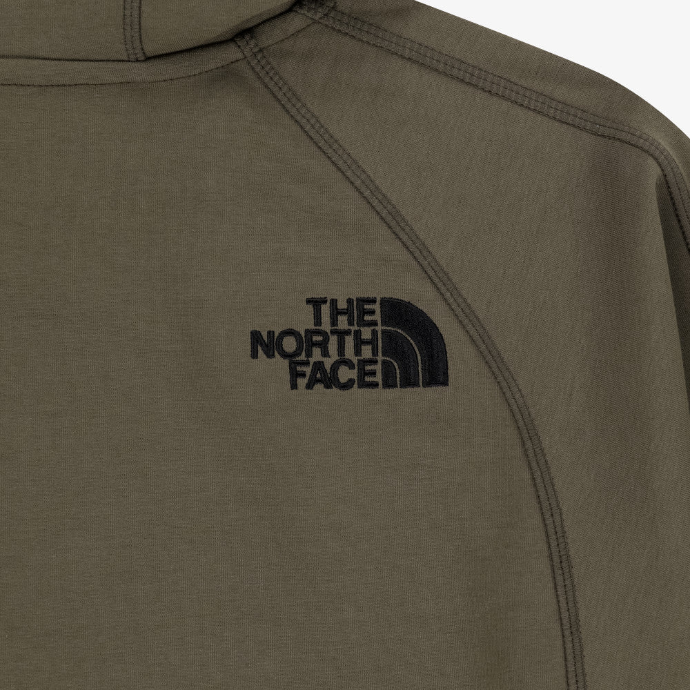 The North Face Korea WHITE LABEL COTIDIE HOOD PULLOVER NM5PS51K DEEP_TAUPE ASIAN FIT