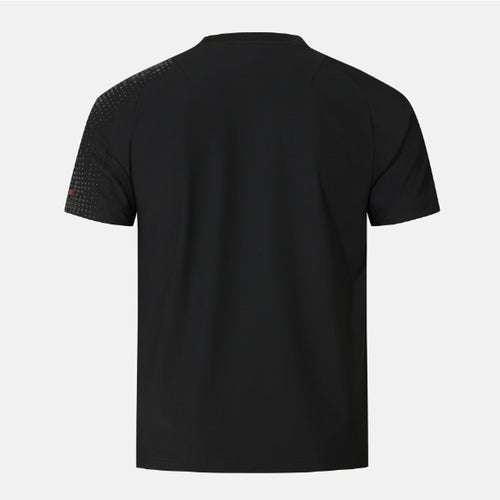 DESCENTE Men's Cooling Tricot Graphic Short-Sleeve T-Shirt SR311TTS76 BLACK ASIAN FIT