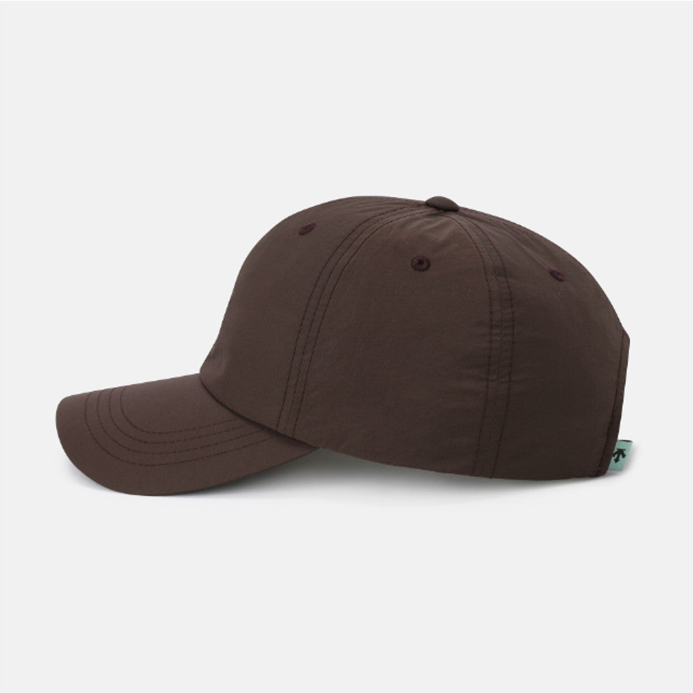 NEW DESCENTE Spirit Light Nylon Baseball Cap SR323UCP74 BURGUNDY SIZE ML