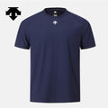 DESCENTE Men's Cooling Tricot Graphic Short-Sleeve T-Shirt SR311TTS76 DARK NAVY ASIAN FIT