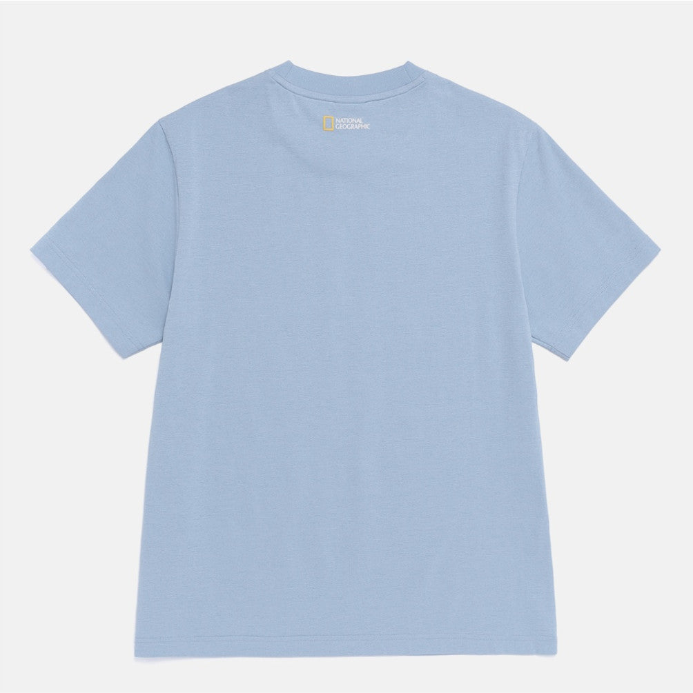 NEW National Geographic Sorona Cool Touch Short-Sleeve T-Shirt N262UTS891 G/BLUE Asian Fit