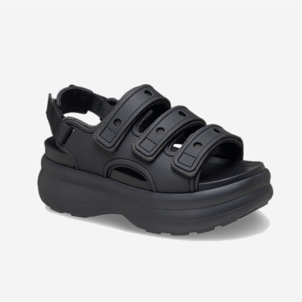 NEW CROCS SOHO FROSTED SPORT SANDAL 212032 BLACK