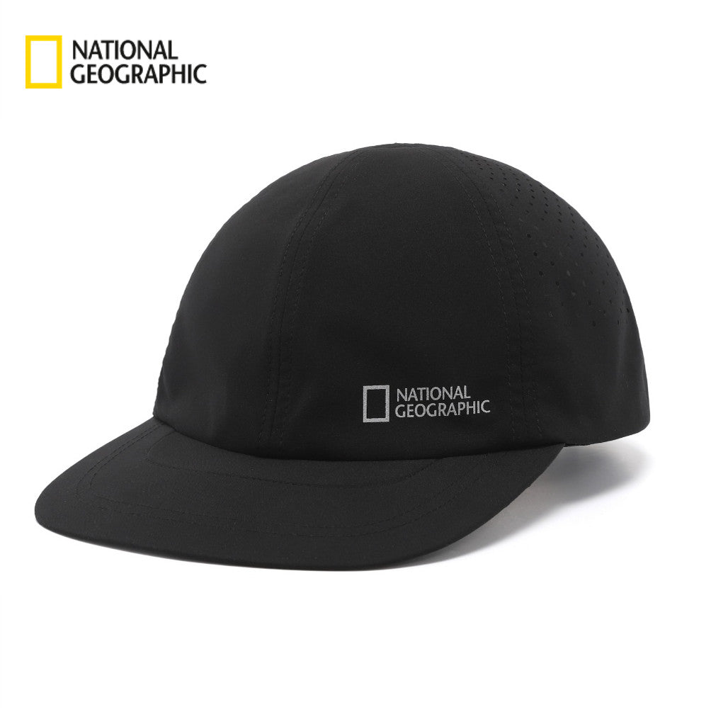 New National Geographic Perforated Stretch Cap N265AHA090 BLACK UNISEX SIZE