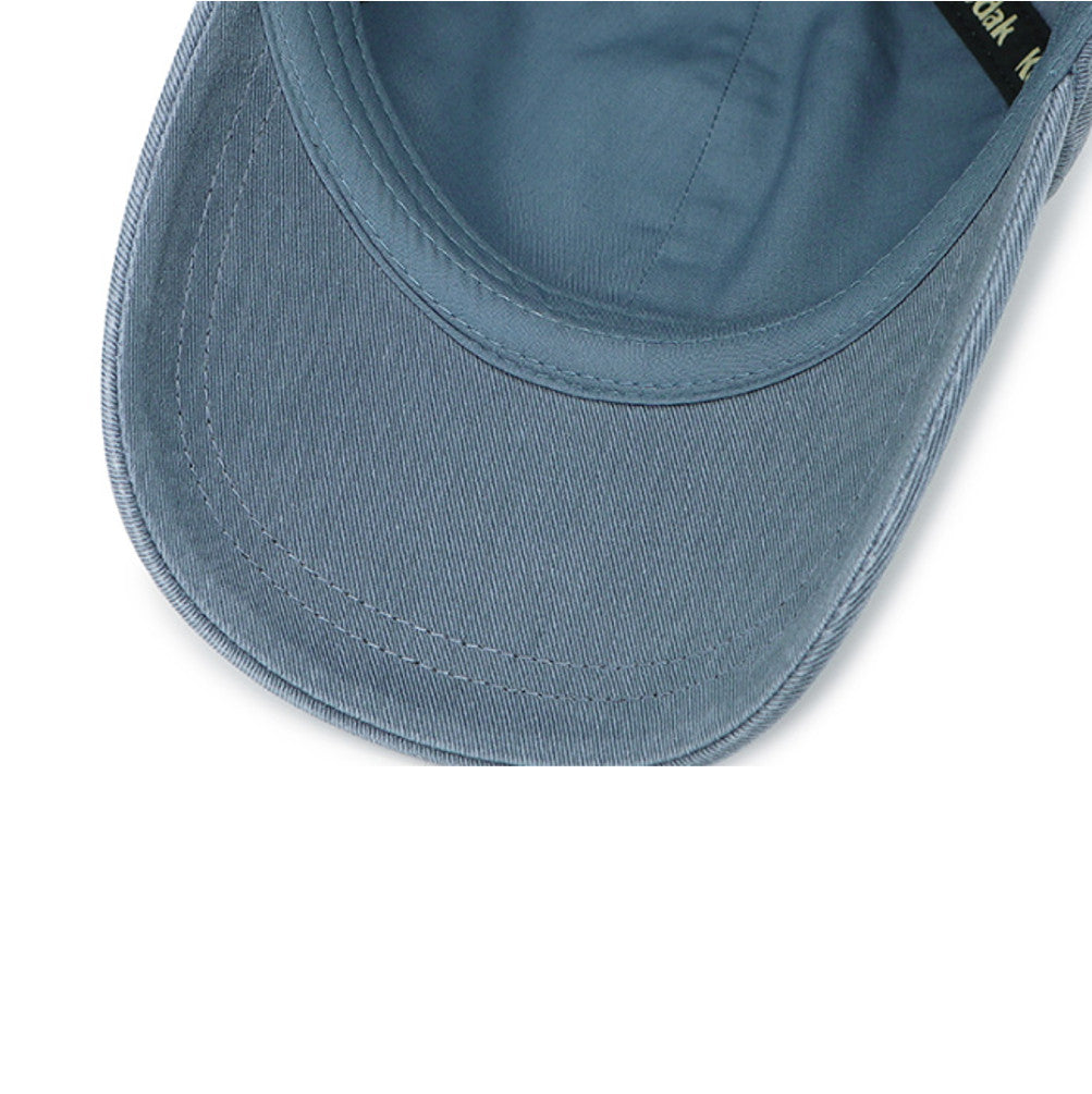 NEW KODAK APPAREL Small Patch Washed Relaxed-Fit Baseball Cap K6343LCP22BLU BLUE UNISEX SIZE