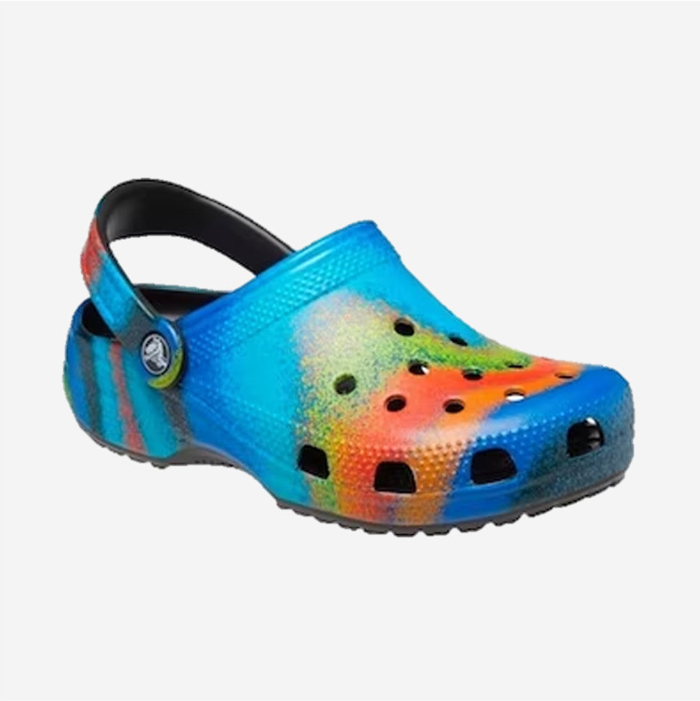 NEW CROCS Classic Spray Dye Clog 208054-0C4 Multi