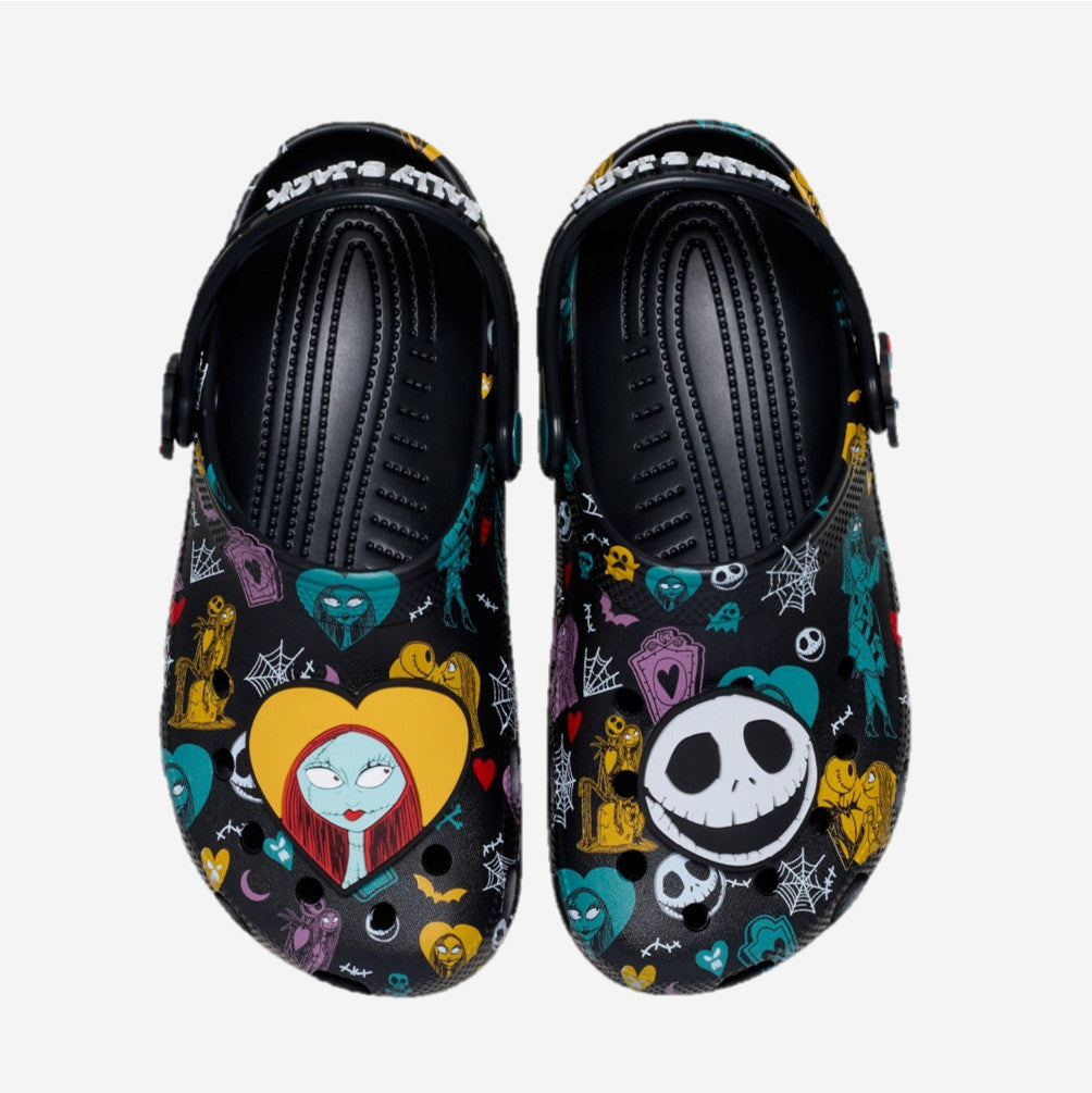 NEW CROCS Nightmare Multi Classic Clog 211419-90H Black Multi UNISEX SIZE