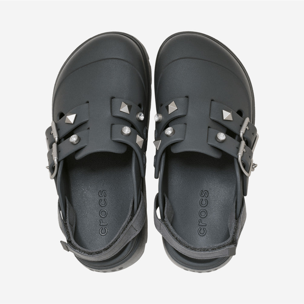 NEW CROCS Loaferette Star Studded Clog 214212 Black