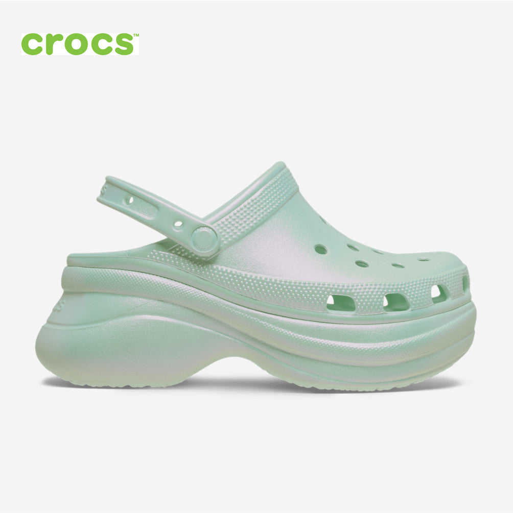 NEW CROCS Bae Iridescent Clog 213220 Retro Ice Green