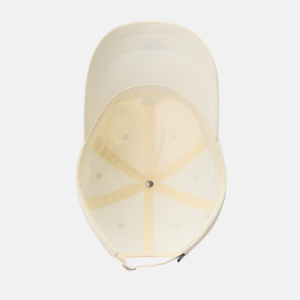 NEW DESCENTE Spirit Light Nylon Baseball Cap SR323UCP74 IVORY SIZE ML