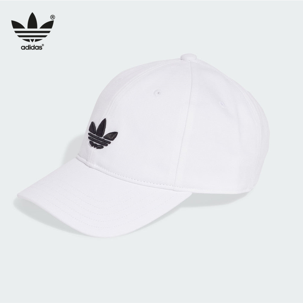 NEW adidas Adicolor Classic Trefoil BASEBALL CAP JC6025 White