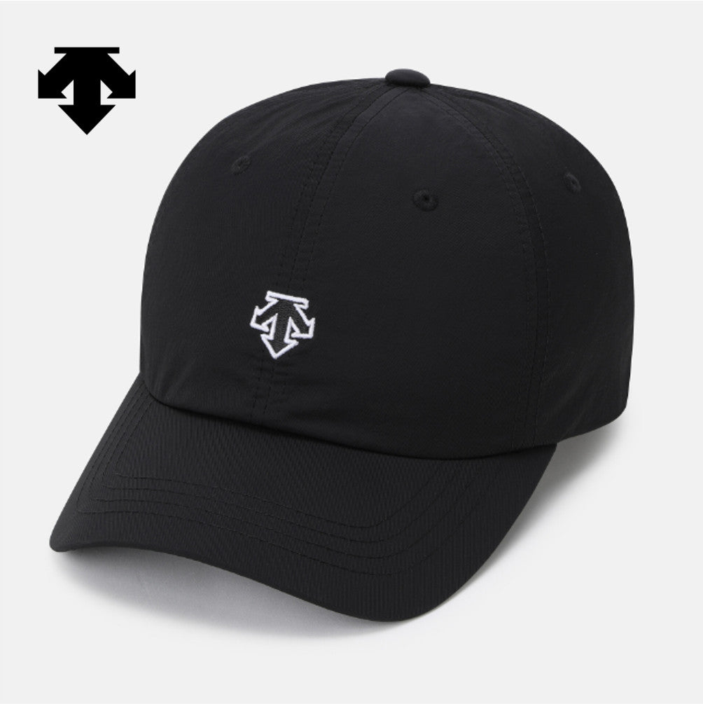 NEW DESCENTE Spirit Nylon Baseball Cap SR323UCP73 BLACK UNISEX SIZE ML - LXL