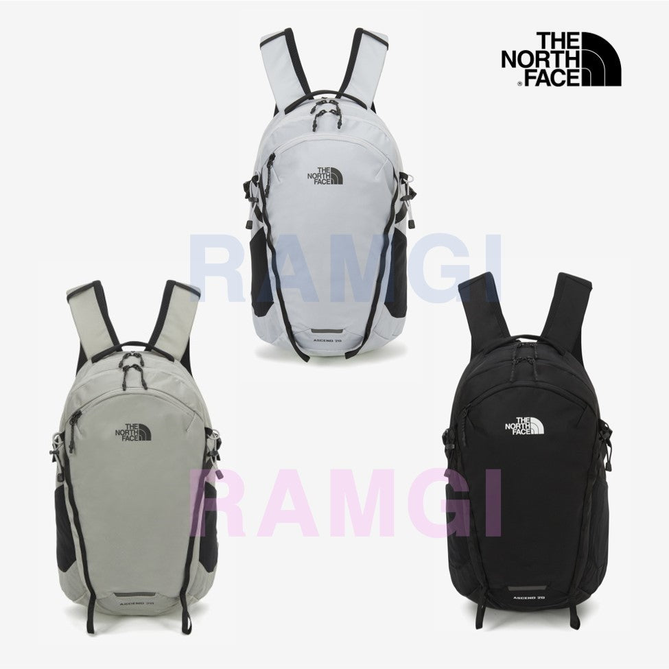NEW THE NORTH FACE ASCEND LT 20L BACKPACK NM2TS16B STONE_GRAY