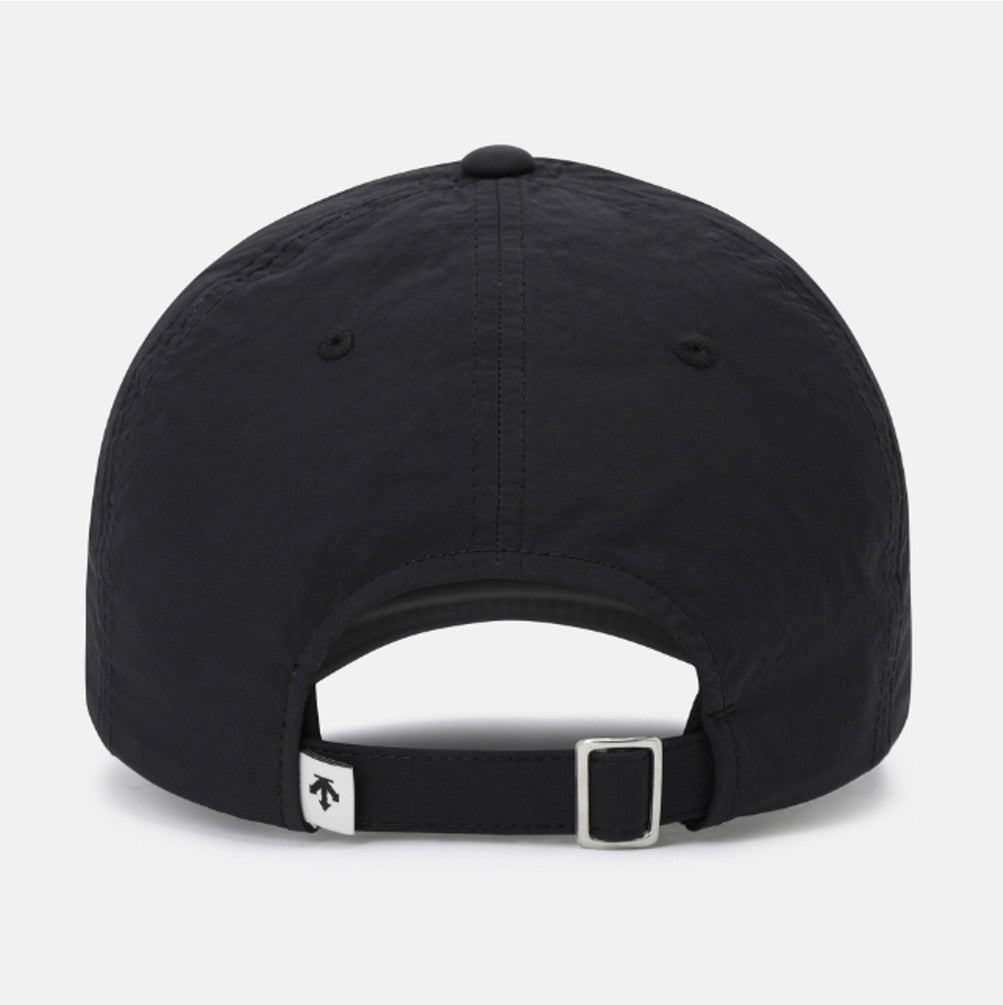 NEW DESCENTE Spirit Light Nylon Baseball Cap SR323UCP74 BLACK UNISEX SIZE ML - LXL