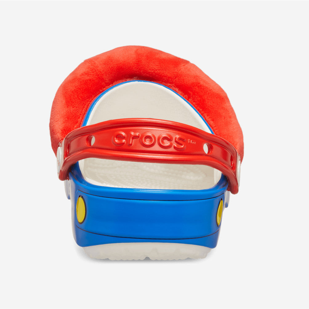 NEW CROCS Super Mario Classic Clog 212134 Blue Red Multi UNISEX SIZE