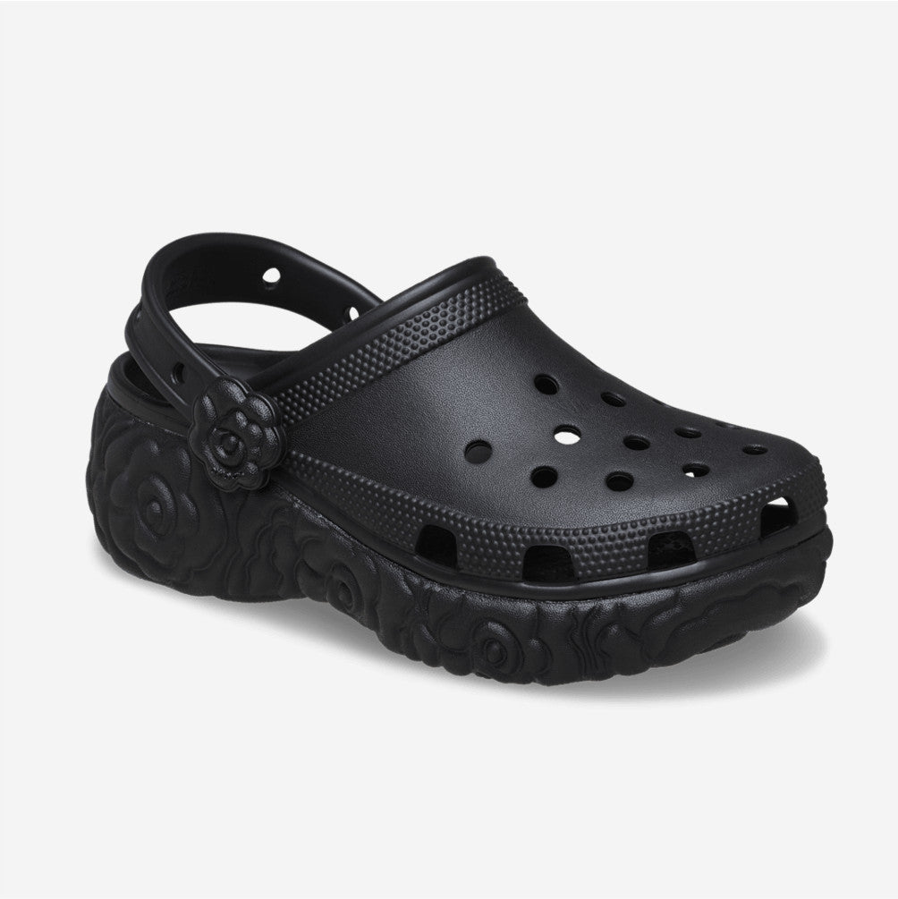 NEW CROCS Classic Platform Bloom Clog 213447 Black