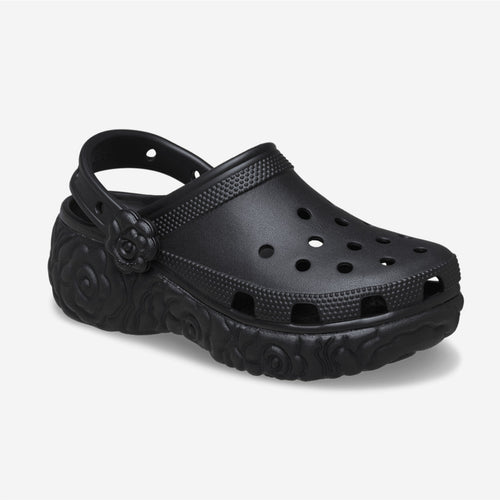 NEW CROCS Classic Platform Bloom Clog 213447 Black