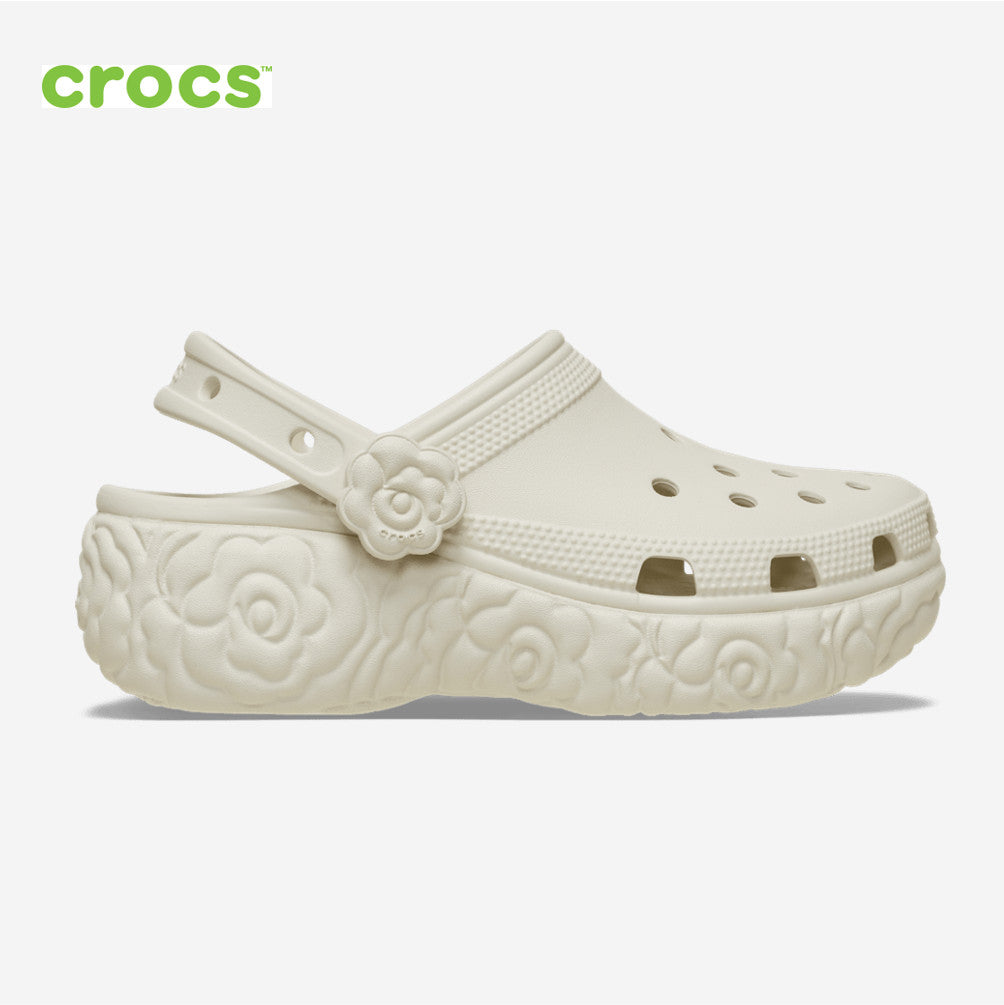 NEW CROCS Classic Platform Bloom Clog 213447 Summit White