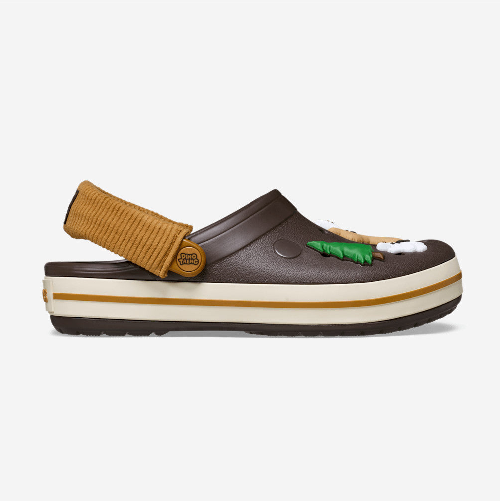 NEW CROCS Lego Dinotaeng Crocband Clog 213724 Multi / Brown UNISEX SIZE